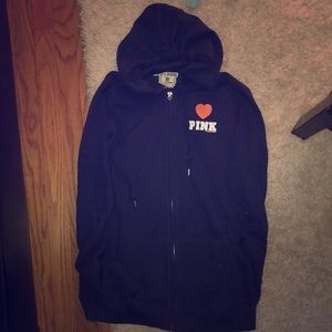 PINK CHICAGO bears zip up hoodie